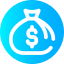 Money bag icon 64x64