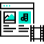 Multimedia icon 64x64