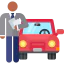 Rent a car icon 64x64