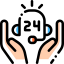 24 hours icon 64x64