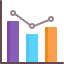Bar chart 图标 64x64