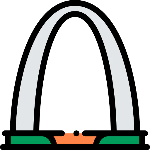 Gateway arch icon