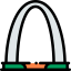 Gateway arch biểu tượng 64x64