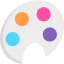 Paint palette 图标 64x64