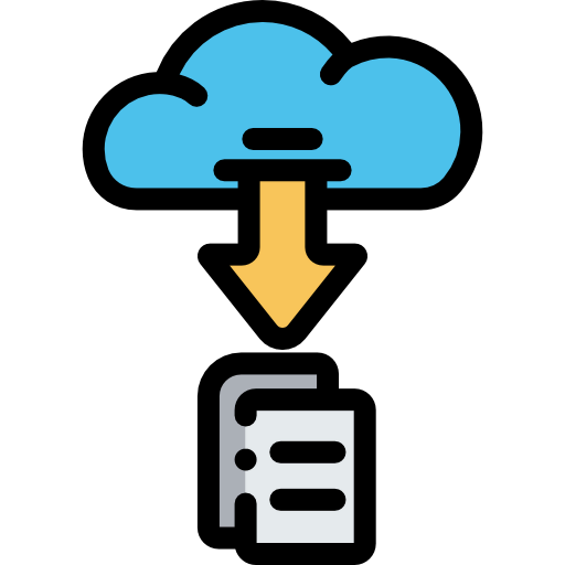 Cloud storage icon