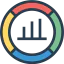 Bar chart 图标 64x64