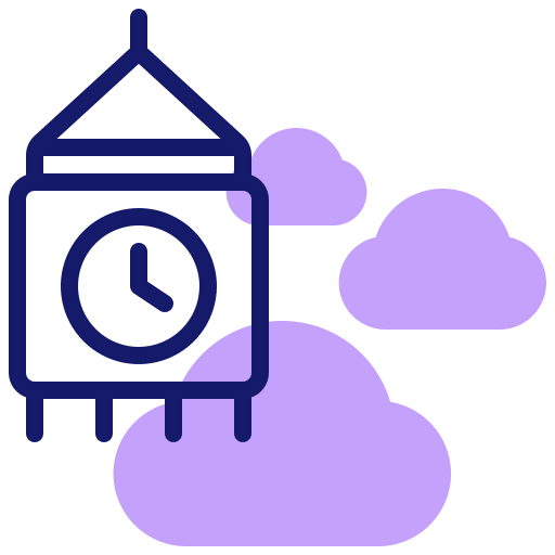 Clock tower icon
