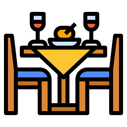 Dinner table icon