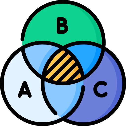Venn diagram 图标