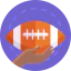 Rugby ball icon 64x64