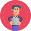 Football referee icon 64x64