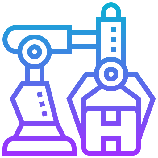 Robotic arm icon