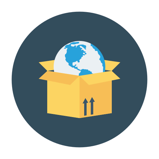 Global shipping Ikona