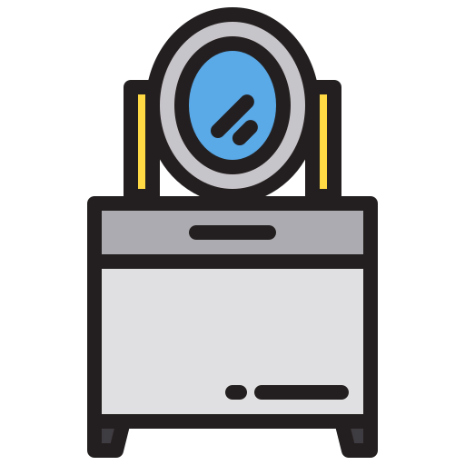 Dressing table icon