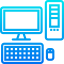 Desktop computer icon 64x64