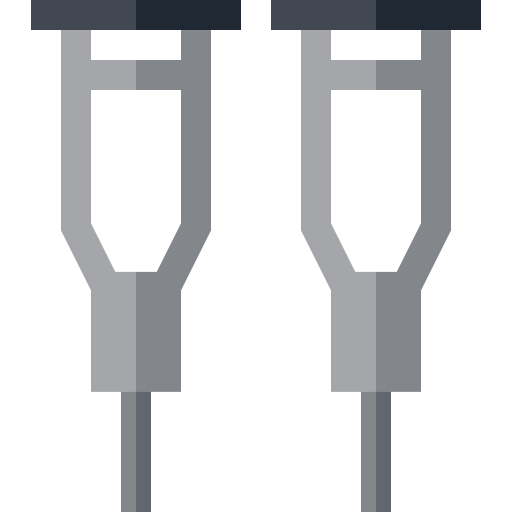 Crutches biểu tượng