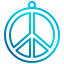 Peace symbol icon 64x64