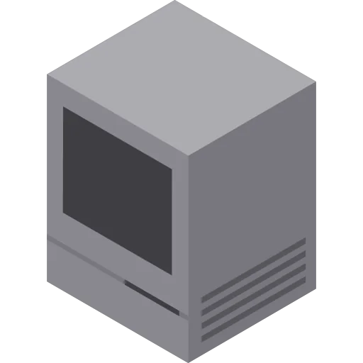 Old computer icon