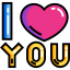 I love you biểu tượng 64x64