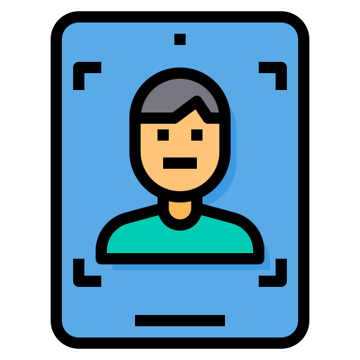 Face recognition icon