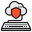 Cloud computing icon 64x64