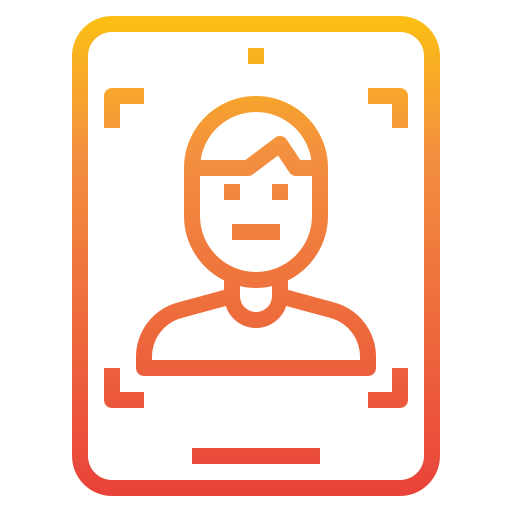 Face recognition icon