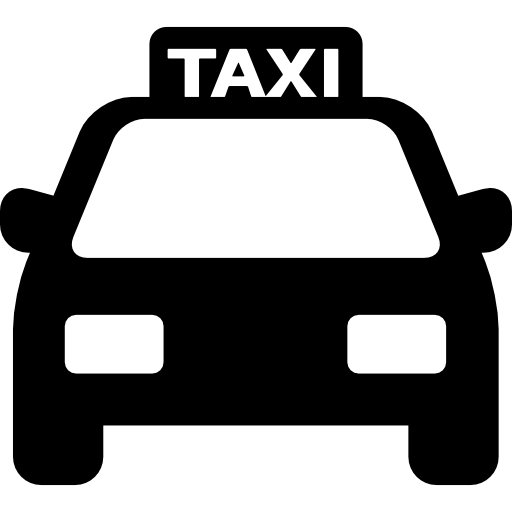 Frontal Taxi Cab icon