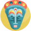 Африканская маска иконка 64x64