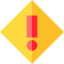 Warning sign 图标 64x64