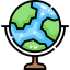 Earth globe icon 64x64