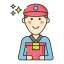 Delivery man icon 64x64