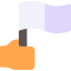 White flag icon 64x64