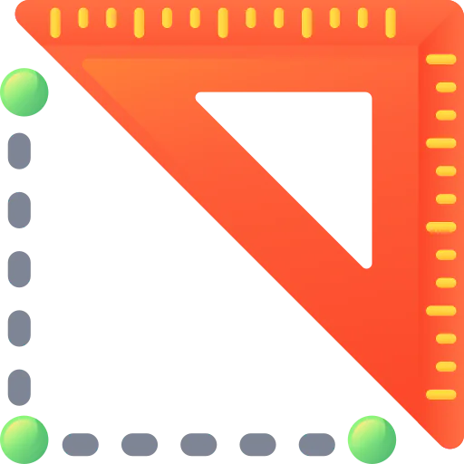 Right triangle icon