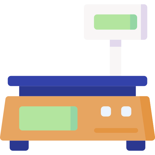 Weight scale icon