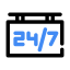 24 hours 图标 64x64