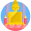 Buddha statue ícone 64x64
