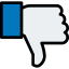 Thumb down icon 64x64