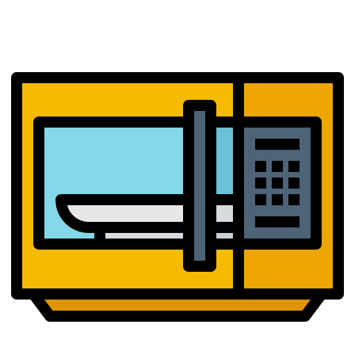 Microwave oven icon