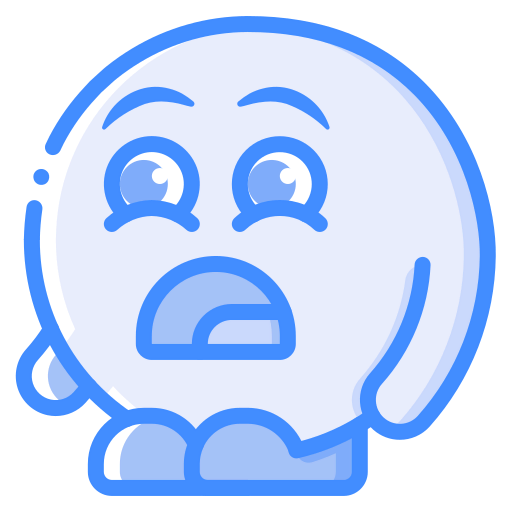 Scared icon