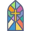 Stained glass icon 64x64