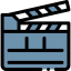 Clapperboard icon 64x64