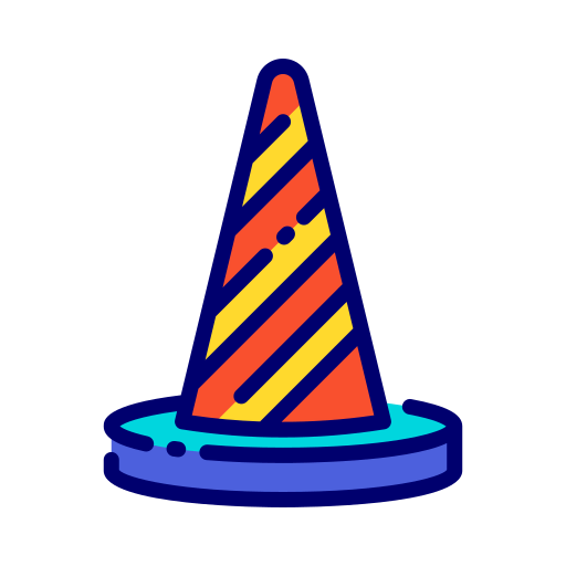 Traffic cone icon