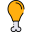 Chicken leg icon 64x64