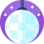 Зеркальный шар иконка 64x64