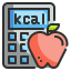Calories calculator icon 64x64