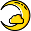 Crescent moon icon 64x64