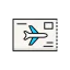 Airplane ticket icône 64x64