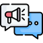 Speech bubble 상 64x64