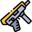 Submachine gun icon 64x64