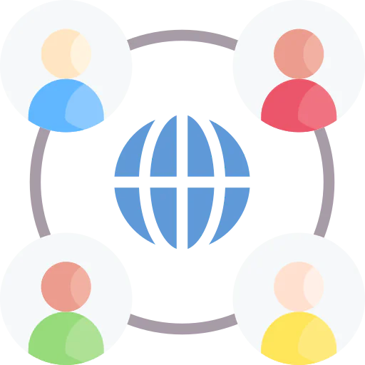Global network icon